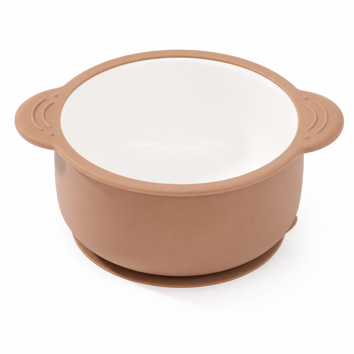 Ceramic Kid's Bowl with Suction Base