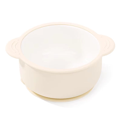 Ceramic Kid's Bowl with Suction Base